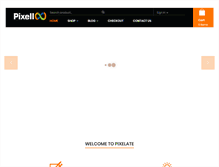 Tablet Screenshot of pixell8.com